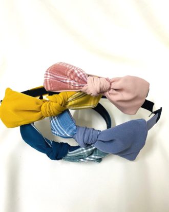 Checkered Bow Head Bands (choose any)