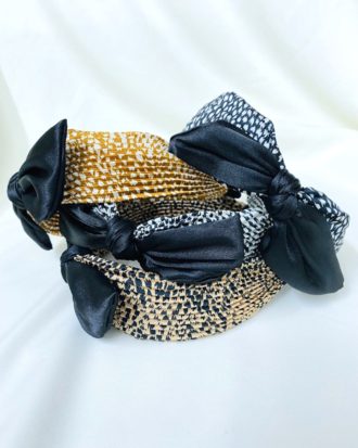 Abstract Satin Bow Head Bands (choose any)