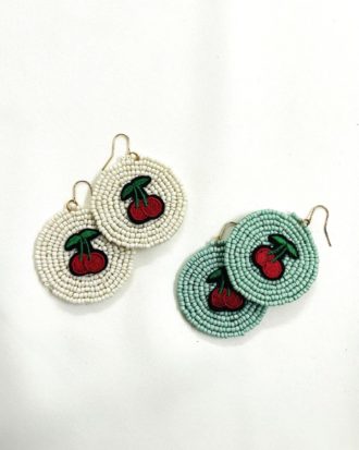Cherry Blossom Beaded Ear Accessory (choose a Pair)