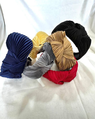 Pleated Satin Head Bands (choose any)
