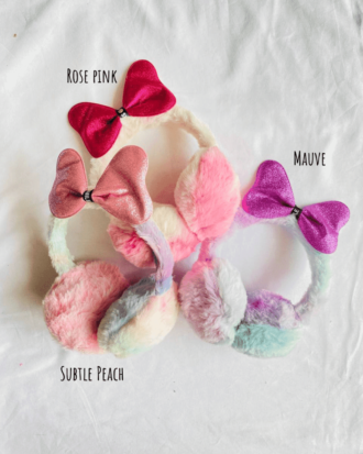 Bow Unicorn Hues Earmuffs (choose any)